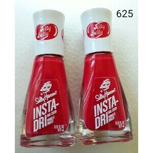 Jelly Belly + Sally Hansen INSTA-DRI Polish "Very Cherry" #625 (Lot of 2) NEW!!!
